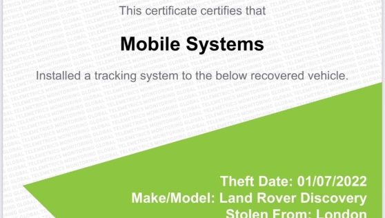 stolen vehicle recovery team